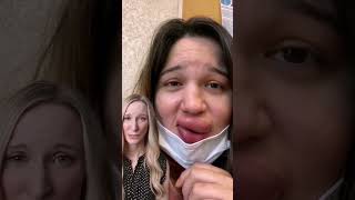 Lip swelling from lip fillerDermatologist Reacts lipfiller skincare dermatologist [upl. by Bilek]