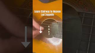 How to play Stairway to Heaven chorus Led Zeppelin [upl. by Doraj296]