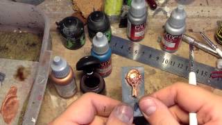 T4G Painting Tips 10 How to Paint Bronze with Verdigris [upl. by Nitnert]