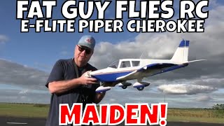 EFLITE PIPER CHEROKEE 4S MAIDEN by FGFRC aviation aircraft rc [upl. by Setsero729]