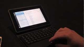 BlackBerry Mini Keyboard  Official Video of Bluetooth Keyboard for the BlackBerry PlayBook [upl. by Saudra919]