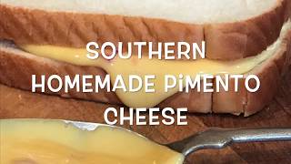 Southern HOMEMADE PIMENTO CHEESE Grandmothers Recipe  Vintage Recipe  Velveeta Pimento Cheese [upl. by Onirotciv]