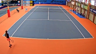 MAURY Lise FRA VS SHADCHNEVA Daria RUS  Tennis Club Auray  Auray 2 [upl. by Acirt]