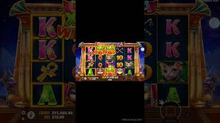 Cleocatra Slot Bonus Buy HUGE WIN shorts [upl. by Nnairb]