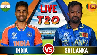 Live IND Vs SL 1st T20 Match  Live Cricket Match Today  IND vs SL 1st T20 live livescore [upl. by Euqitsym429]