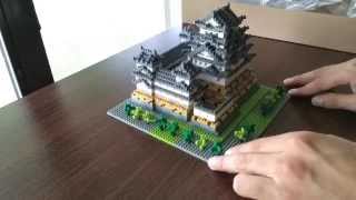 Nanoblock Himeji Castle TimeLapse [upl. by Ettelliw]