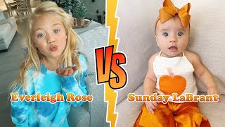 Everleigh Rose VS Sunday LaBrant The LaBrant Fam Transformation 2024 ★ From Baby To Now [upl. by Kirschner253]