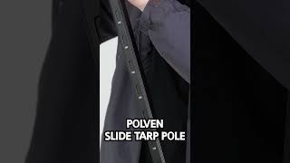 POLVEN slide tent tarp pole Revolutionary height adjustment [upl. by Azilem]