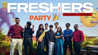 FRESHERS PARTY 🎉  GOSSNER COLLEGE 🔥 [upl. by Ylrahc]