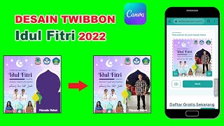 Cara Membuat Twibbon Idul Fitri di Smartphone [upl. by Male]