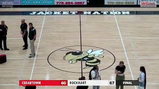 BASKETBALL Cedartown Bulldogs at Rockmart Yellow Jackets [upl. by Maxie]