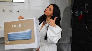 TUBBLE BATH  Tubble Royale inflatable bathtub ready in just 1 minute  How it works [upl. by Hairacaz]