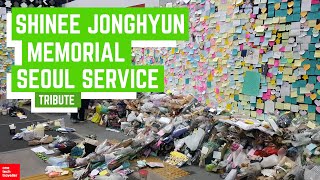 Visiting Jonghyuns Memorial Service in Seoul The Final Time [upl. by Olyhs]