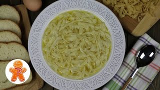 Домашняя лапша своими руками как приготовить ★ Суплапша на курином бульоне [upl. by Alta758]