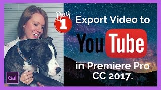 How to Export HD Video to YouTube in Premiere Pro CC [upl. by Elle]