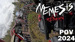 The NEMESIS REBORN full ride POV  Alton towers opening day 2024 [upl. by Chapa]