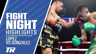 Luis Alberto Lopez Retains Belt In Excellent Fight Against Joet Gonzalez  FIGHT HIGHLIGHTS [upl. by Eissehc313]