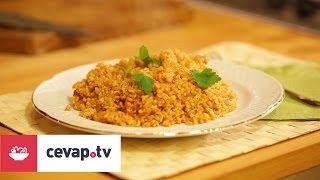 Domatesli bulgur pilavı nasıl yapılır [upl. by Amandi]