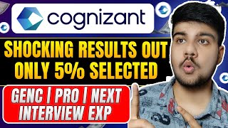 Cognizant Result Out Interview Quesitons GenC GenPro Gen Next Role [upl. by Bryna]