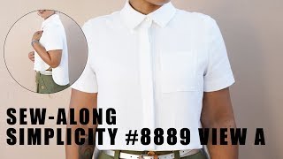 SIMPLICITY PATTERN 8889 SEWALONG VIEW A [upl. by Eidoow]