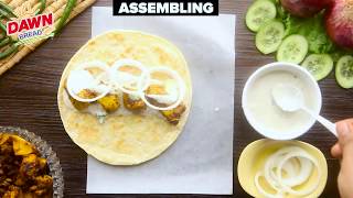 Dawn Chicken Paratha Roll Recipe [upl. by Deana809]