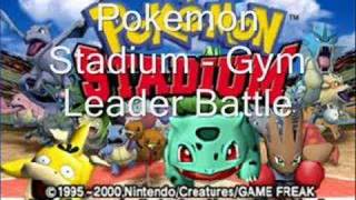 Pokemon Stadium  Gym Leader Battle [upl. by Esahc231]