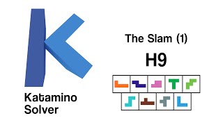 Katamino  how to solve Level The Slam 1  H9 [upl. by Agatha]