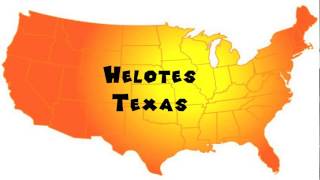 How to Say or Pronounce USA Cities — Helotes Texas [upl. by Yborian]