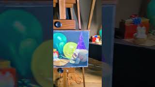 Birthday painting reveal Watcher beware painting [upl. by Nicolis]