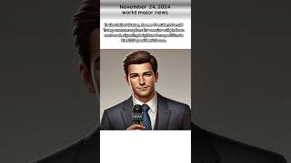 Top news in the world on November 24 2024 shorts news daily [upl. by Nyladnek]