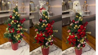 Dollar Tree Christmas tree centerpieces DIY [upl. by Troxell]