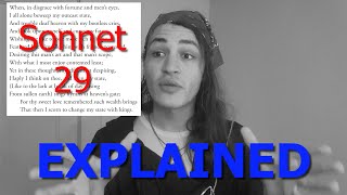 Sonnet 29  Explained [upl. by Glinys]