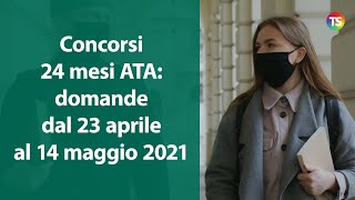 Graduatorie ATA concorsi 24 mesi domanda e scadenze [upl. by Vidda]