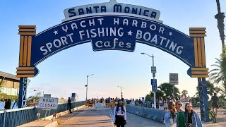 Exploring Santa Monica Pier Fun Food and Ocean Views SantaMonicaPier TravelVlog BeachLifequot [upl. by Eihtur]