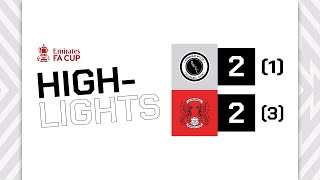 HIGHLIGHTS  Boreham Wood v Leyton Orient H  3rd November 2024  Emirates FA Cup 1st Round Proper [upl. by Atteynod]