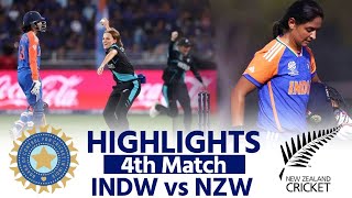 India W v New Zealand W Highlights ICC Womens T20 World Cup Highlights  IND W vs NZ W Highlights [upl. by Pros]