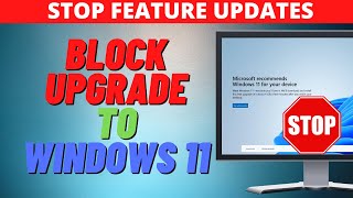 Block Upgrade To Windows 11 [upl. by Kirst]