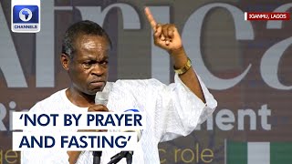 Africa Won’t Rise By Prayer And Fasting – Prof Lumumba [upl. by Nylesoj]