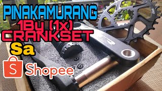 PINAKAMURANG 1BY 1X CRANKSET GOLDIX FOR MTB SA SHOPEE  BUDGET FINDS [upl. by Blanca]