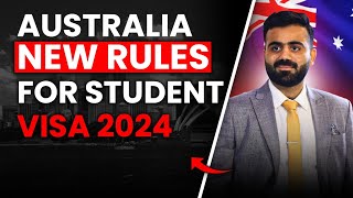 Australia Study Visa Changes amp New Laws for 2024  Australia Students Visa Big Updates 2024  SC 500 [upl. by Rehtnug]