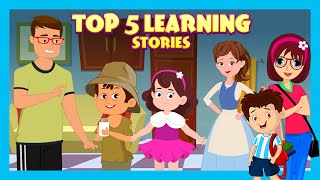 Top 5 Learning Stories for Kids  Bedtime Stories  Short English Stories  Tia amp Tofu [upl. by Ajtak754]