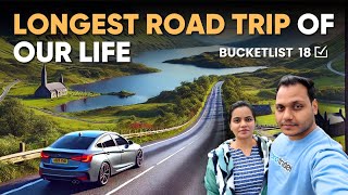 Longest Road Trip of our Life  Travelling to Scotland  subanjalibucketlist scotland [upl. by Waal]