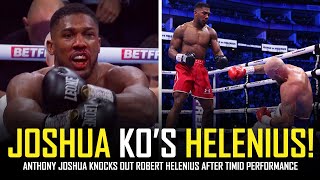 Anthony Joshua KOs Robert Helenius after TIMID performance Post Fight Review NO FOOTAGE [upl. by Primrosa241]