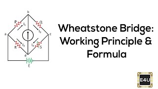 Wheatstone Bridge Working Principle amp Formula [upl. by Aneleairam678]