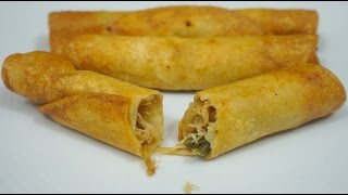 Tacos de Pollo con Rajas  Chicken Jalapeño Flautas [upl. by Abana105]