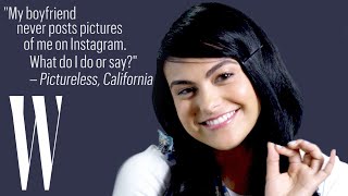 Camila Mendes Gives Life Advice  Ask W  W Magazine [upl. by Goerke432]