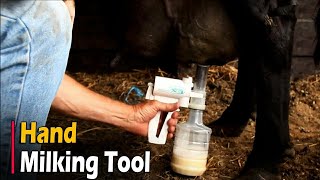 Hand Milking Machine for Cow Goat amp Buffalo  Hand Operated Milking Machine [upl. by Hank]