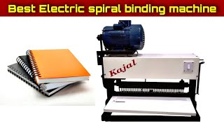 Electric spiral binding machine review  Best spiral binding machine in tamil  எலக்ட்ரிக் ஸ்பைரல் [upl. by Uos]