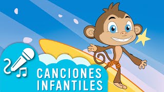 Canciones infantiles Suaventuras Conocé a Sandía Surfer  Karaoke [upl. by Niatirb]