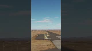 F16 Guns Down some Helicopters struggling to take off and flys right through the camera DCS shorts [upl. by Yrebmik]